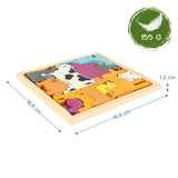 Holz-Puzzle für Kleinkinder Tierpuzzle Bildungsspielzeug