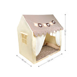 Spielhütte Kinder-Spielhaus Hauszelt Kinderzelt Spielzelt Kuschelhaus