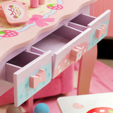 Spiel Schminktisch für Kinder Kosmetik Kommode Schminkspiegel Beauty Tisch