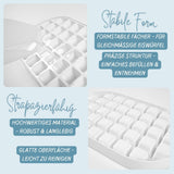 Eiswürfelform mit Aufbewahrungsbox Eiswürfelschale Eiswürfel-Maker-Set