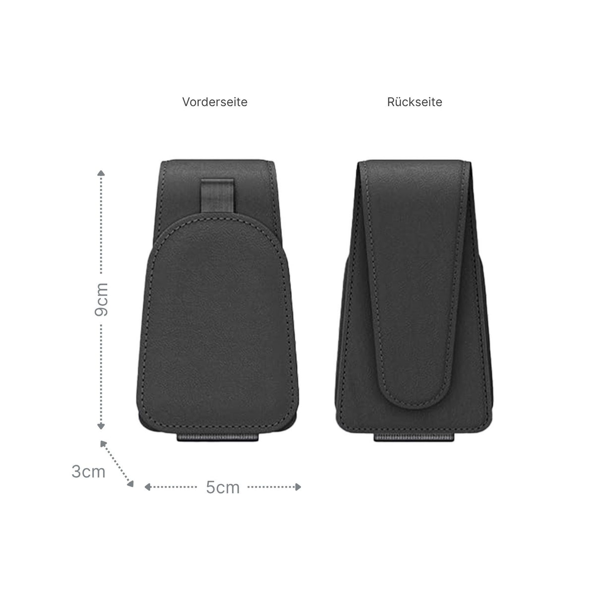 Brillenablage fürs Auto Sonnenblende-Clip Sonnenbrillenhalter Etui