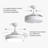 Deckenventilator mit LED-Beleuchtung Ventilator Deckengebläse