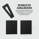 Ventilator Deckengebläse mit LED-Beleuchtung Deckenventilator