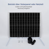 Solarventilator Camping-Ventilator Outdoor-Ventilator Bodenventilator