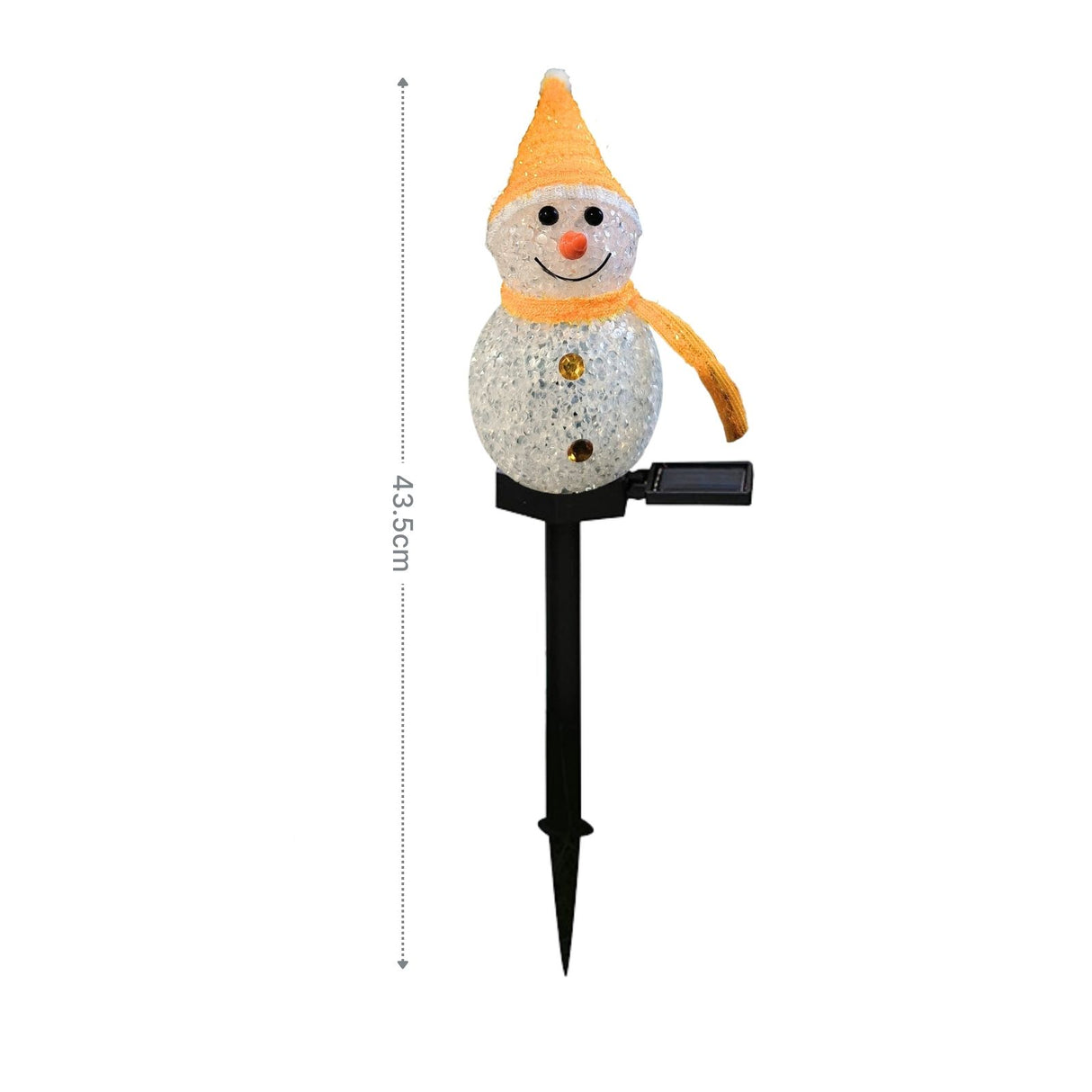 LED Solarlampe Schneemann Gartenbeleuchtung Solarleuchte Dekoleuchte