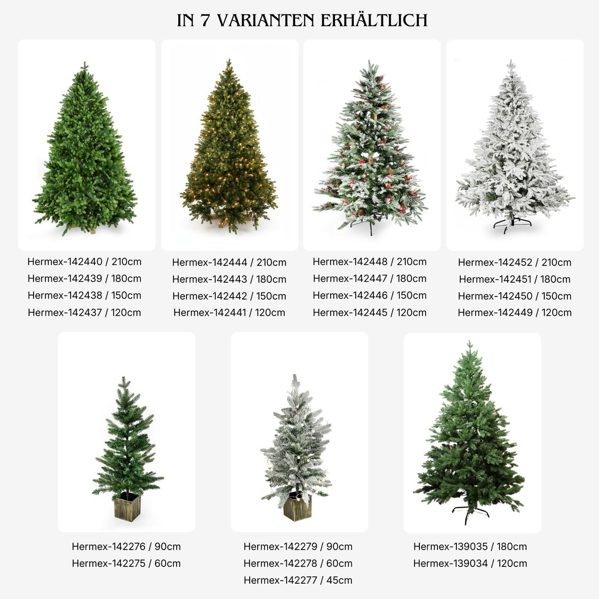 Weihnachtsbaum 60cm mit Topf Kunsttannenbaum Tisch-Christbaum