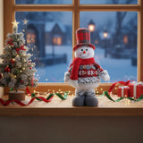 Schneemannfigur Deko-Schneemann Stehfigur Schneemann Dekofigur Winter