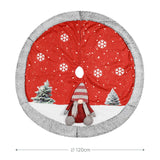 Christbaumdecke Tannenbaum-Rock Weihnachtsbaum-Teppich Baumunterlage
