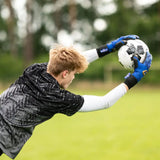 Fussballhandschuhe Pulse X Blue Gr. 8 Torwart Goalie Handschuhe