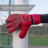 Fussballhandschuhe Fly Kids Red Soul Gr. 5 Torwart Goalie Handschuhe