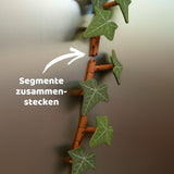 23-tlg. 3D Efeu-Kühlschrankmagnet-Set Magnet Efeuranken-Deko