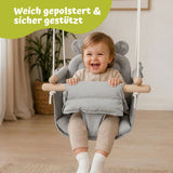 Babyschaukel Indoor Schaukelsitz mit Polsterung Kleinkindschaukel