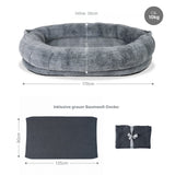 XXL Hundebett Hundekissen Haustierbett Donut-Hundebett Hundematratze