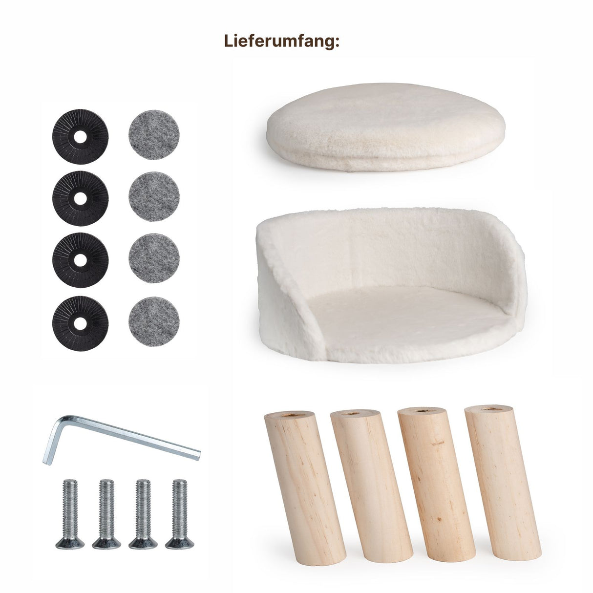 Katzenbett Grösse XL mit Kissen Liegeplatz Hochbett Katzensofa