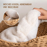 Kratzbaum mit Korb und Höhlen Katzenbaum Kletterbaum Katzenspielzeug