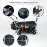 Zusatztaschen-Set Bollerwagen 126073 Netztasche Aufbewahrungstasche