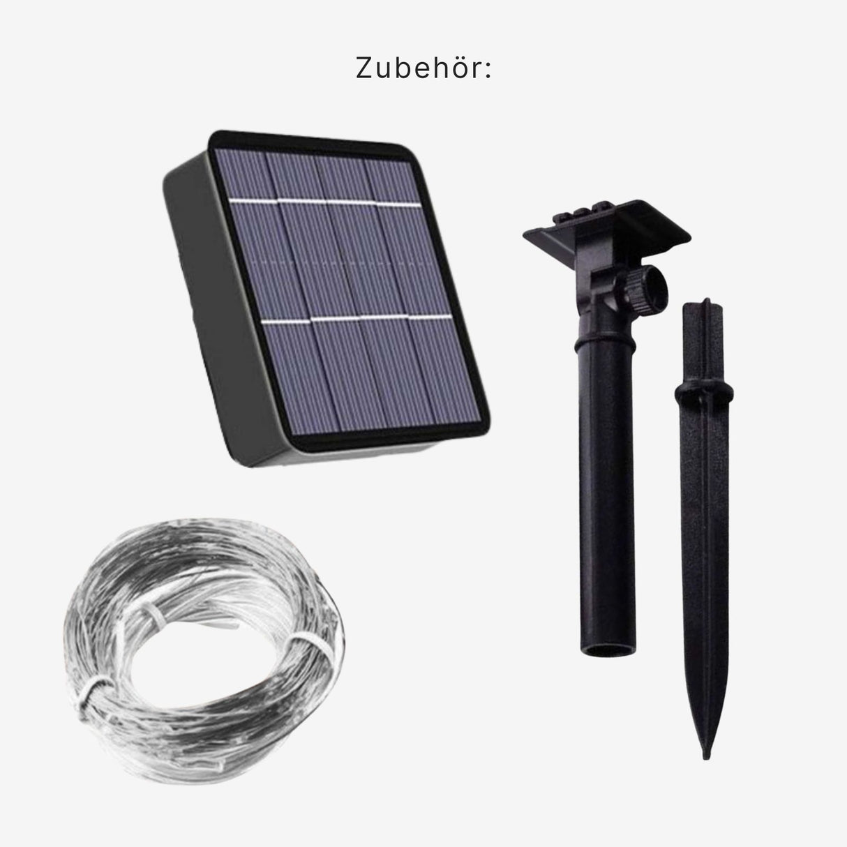 LED-Solar-Leuchtgirlande 22m Gartenbeleuchtung Outdoor-Dekoleuchte