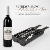 Flaschenöffner-Set Weinausgiesser Weinöffner Weinstopper Korkenzieher