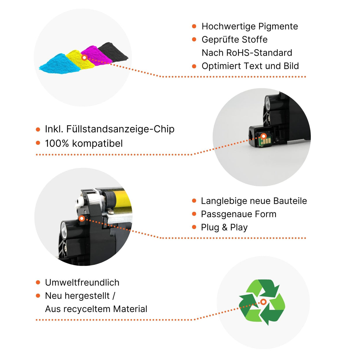 Kompatibler Toner für Kyocera ECOSYS M6235cidn