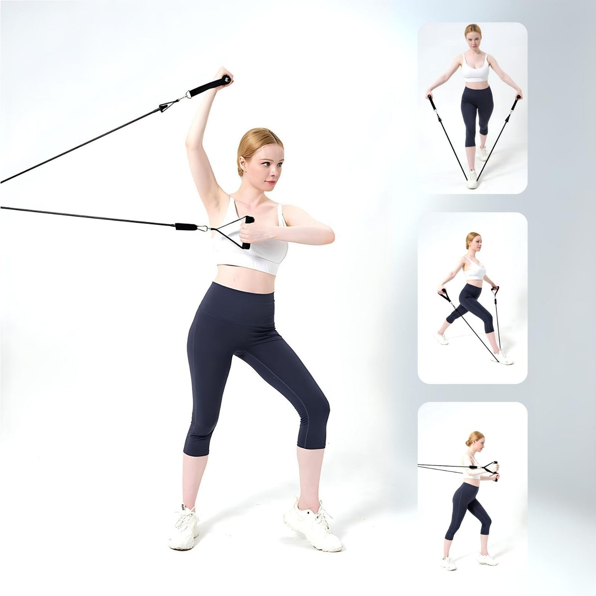 11-tlg. Set Fitnessband Resistance-Band Widerstandsband Trainingsband