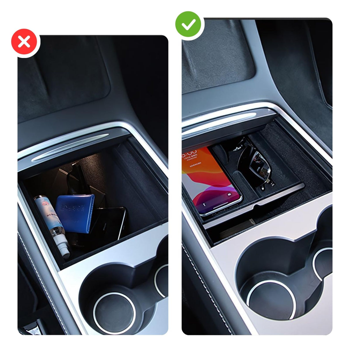 Alternative Aufbewahrungsbox Armlehne Organizer Mittelkonsole für Tesla Model 3 Y