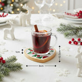 DIY-Mosaik-Bastelset Weihnachtsmann Mosaik-Untersetzer Herz-Untersetzer