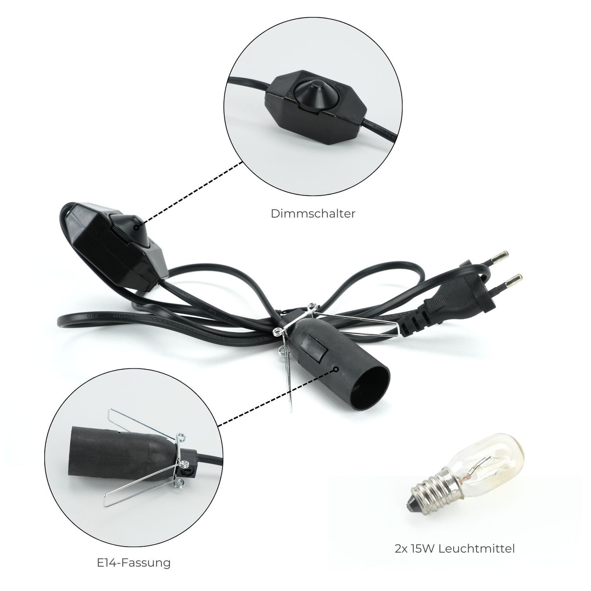 Himalaya-Salzlampe Kristallsalzleuchte Salzkristalllampe Dekotischlampe
