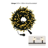 Erweiterbare LED-Lichterkette 9.7m Verlängerung mit Steckverbindung