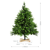 Weihnachtsbaum 120cm Kunsttanne Christbaum Tannenbaum Tanne Xmas-Baum
