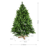 Weihnachtsbaum 150cm Kunsttanne Christbaum Tannenbaum Tanne Xmas-Baum