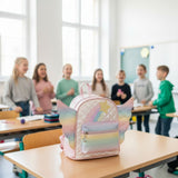 Kinderrucksack mit Flügeln Kindergartenrucksack Glitzer-Rucksack