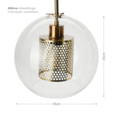Glas-Deckenleuchte Deckenlampe Hängelampe Pendelleuchte Hängeleuchte