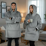 Oversize Hoodie Hoodie-Decke Kuschelhoodie Kuscheldecke mit Ärmeln