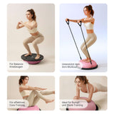 Balanceball Gymnastikball-Halbkugel Balancetrainer Gleichgewichtsball