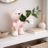 Stehender Bär-Vase Blumenarrangement Dekoration Wohnaccessoire