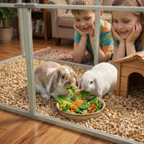 Acryl-Kleintiergehege Laufstall Indoorgehege Tierkäfig Gehege
