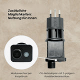 LED-Hanfseil-Dekoleuchte 10m Solarleuchte Gartenlicht Gartenbeleuchtung