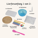 2er-Set DIY-Mosaik-Untersetzer Sonne Saturn Untersetzer-Bastelset