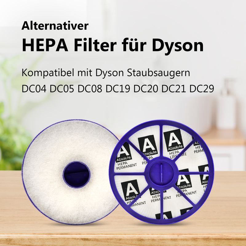 Alternativer HEPA Filter für Dyson DC04 DC05 DC08 DC19 DC20 DC21 DC29