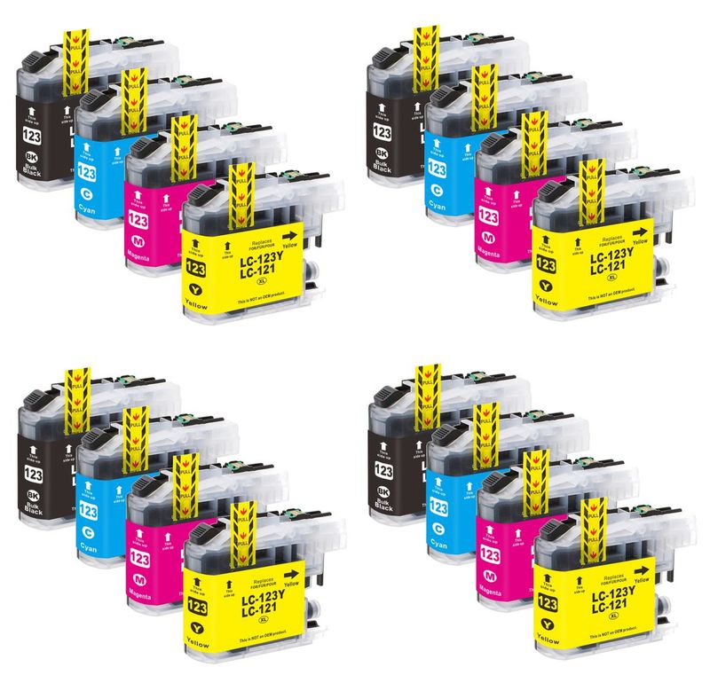 Alternative Tintenpatrone zu Brother LC-121 CMYK XL