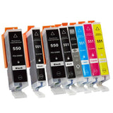 Alternative Tintenpatrone zu Canon PGI-550PGBK, CLI-551 XL