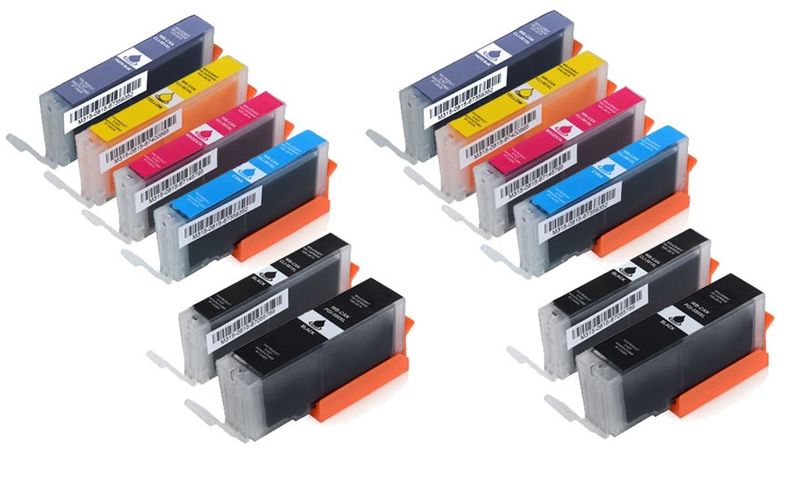 Alternative Tintenpatrone zu Canon PGI-580PGBK, CLI-581 XXL