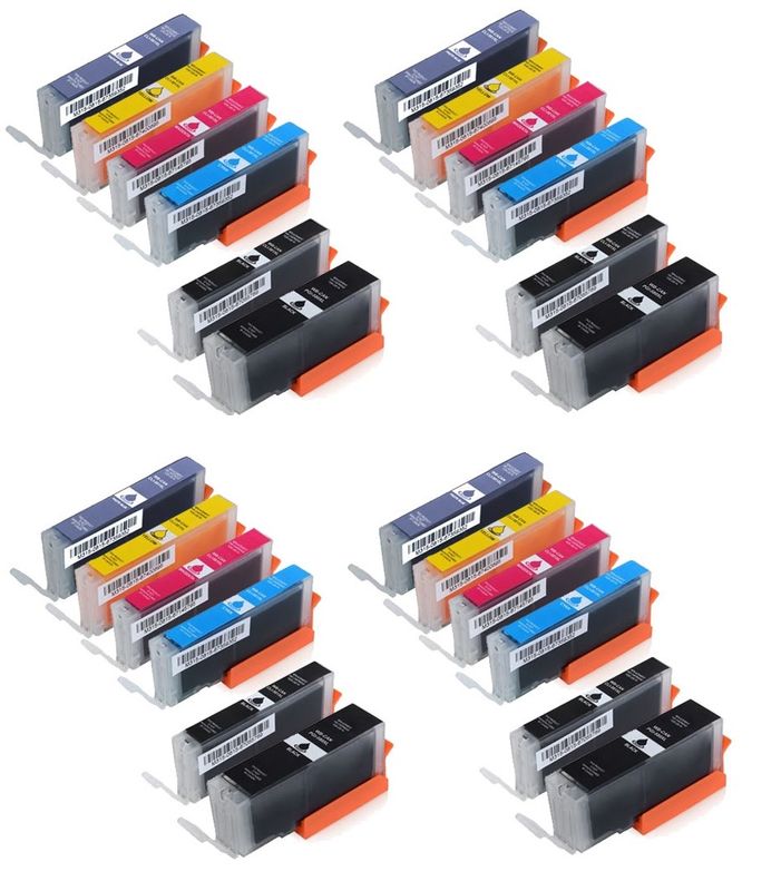 Alternative Tintenpatrone zu Canon PGI-580PGBK, CLI-581 XXL