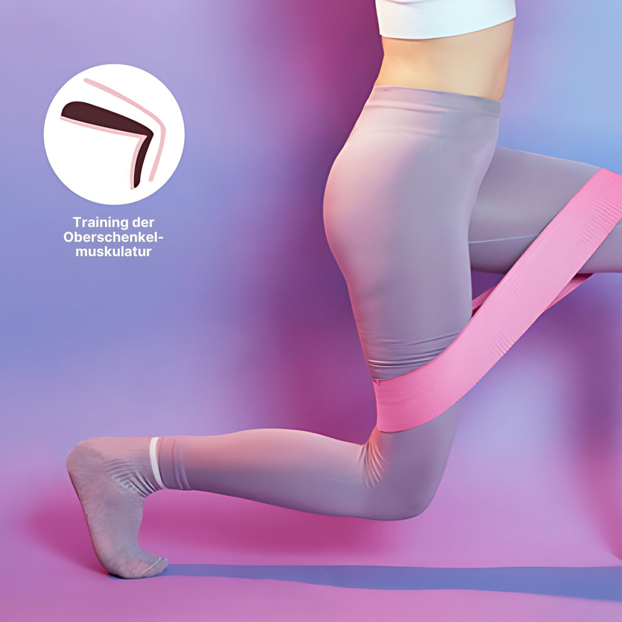 Glute-Band Hip-Resistance-Band Trainingsband Booty-Band Fitnessband