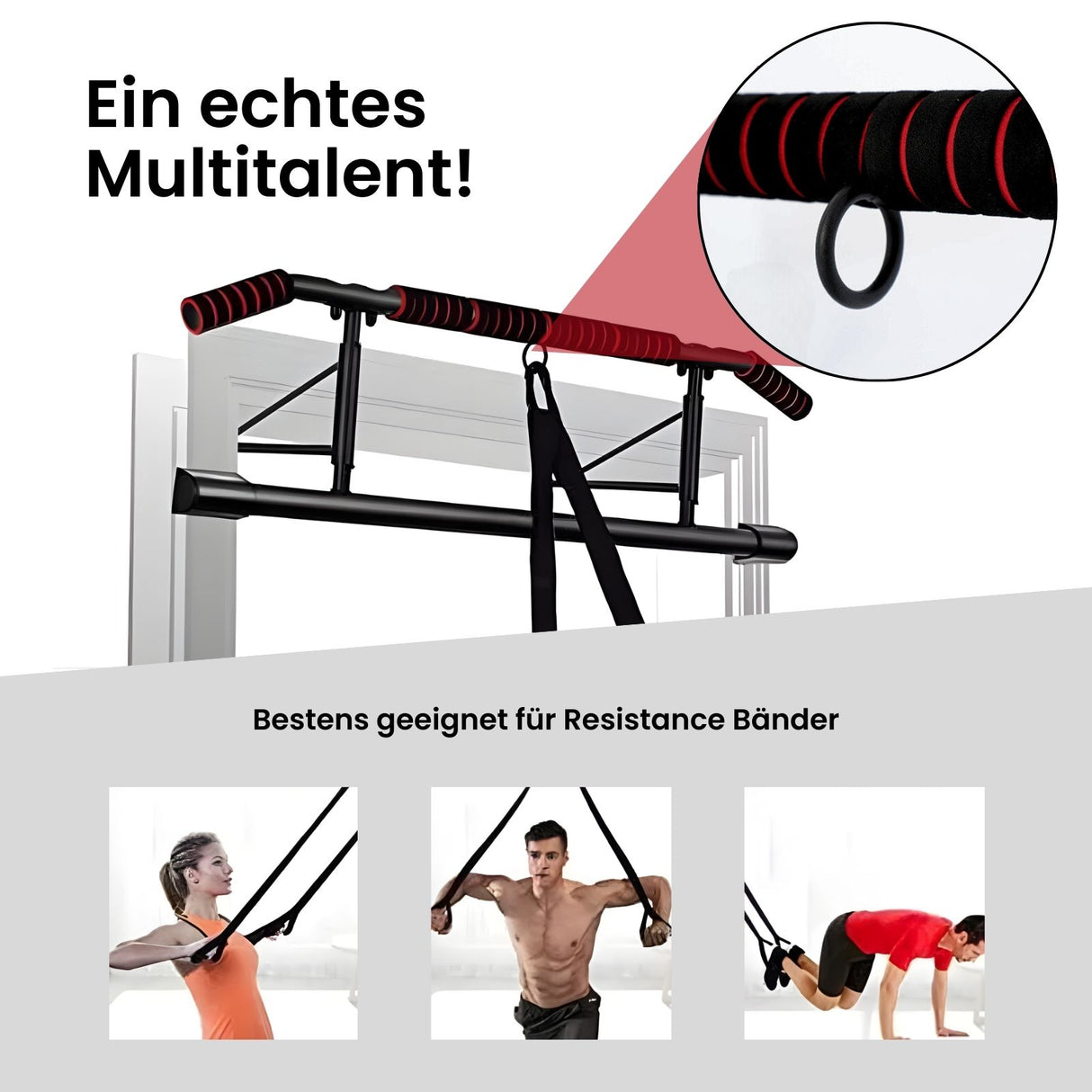 Klimmzugstange Pull-up-Bar Fitnessstange Trainingsstange Fitnessbügel