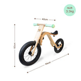 Baby Balance Bike 3 in 1 Lauflernrad Laufrad Kinderfahrrad aus Holz