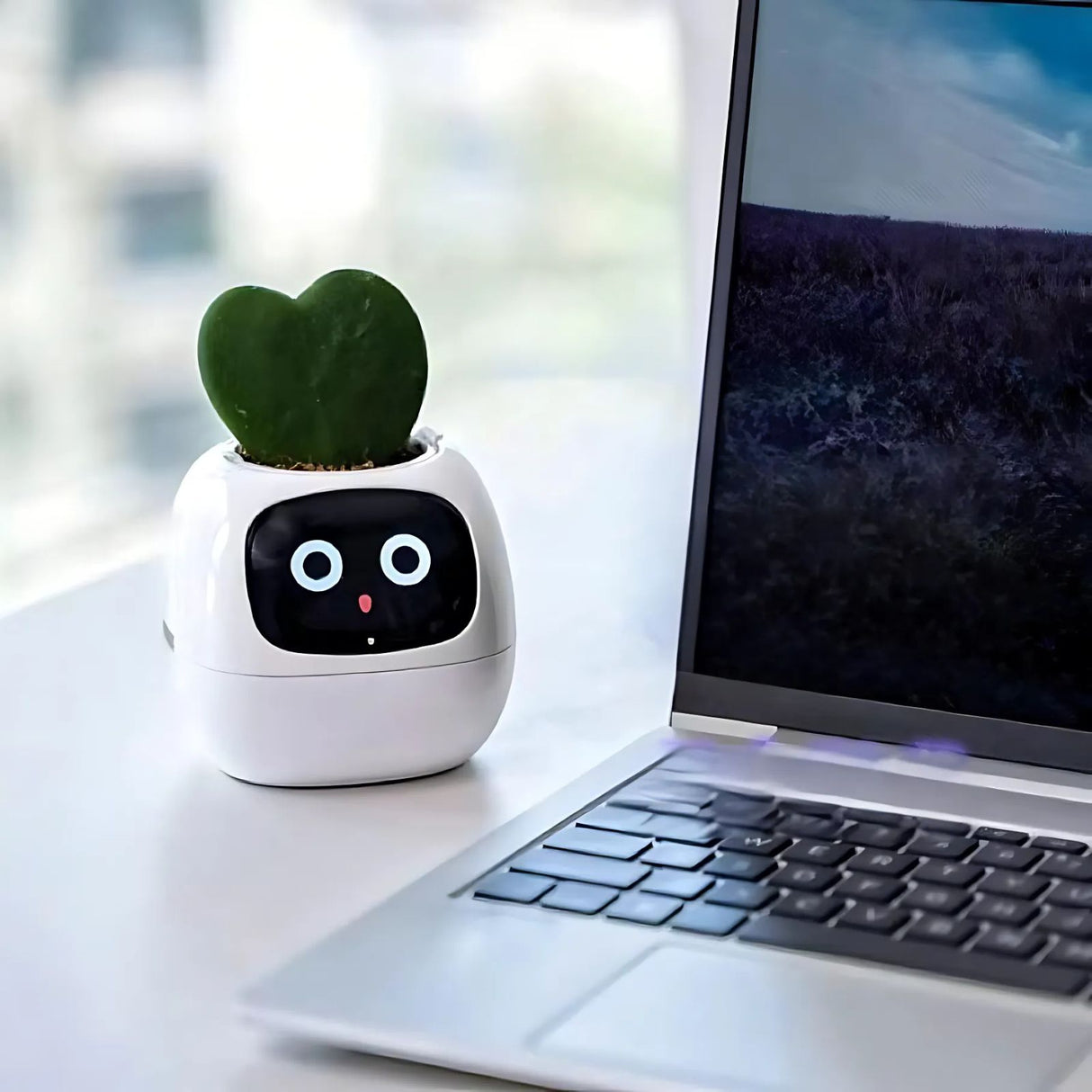USB-Pflanzenübertopf Smarter Blumentopf Smart Plant Pot Elektronischer Blumentopf Ivy Smart Planter