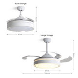 Deckenventilator mit LED-Beleuchtung Ventilator Deckengebläse