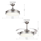 Deckenventilator Ventilator mit LED-Beleuchtung Deckengebläse