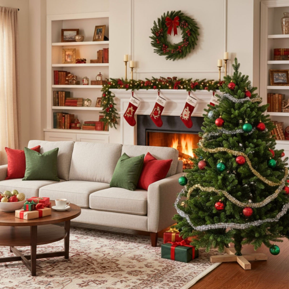 Weihnachtsbaum 150cm Kunsttanne Christbaum Tannenbaum Tanne Xmas-Baum